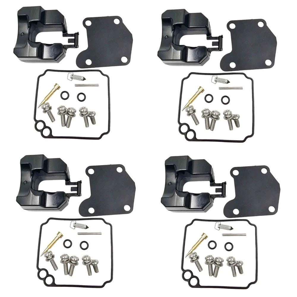 4X Carb Rebuild Kit for Yamaha Outboard 9.9HP 15HP (2-Stroke) 63V-W0093-00-00