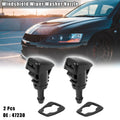2pcs 47230 Windshield Wiper Washer Nozzle for Subaru Impreza (2008–2012)