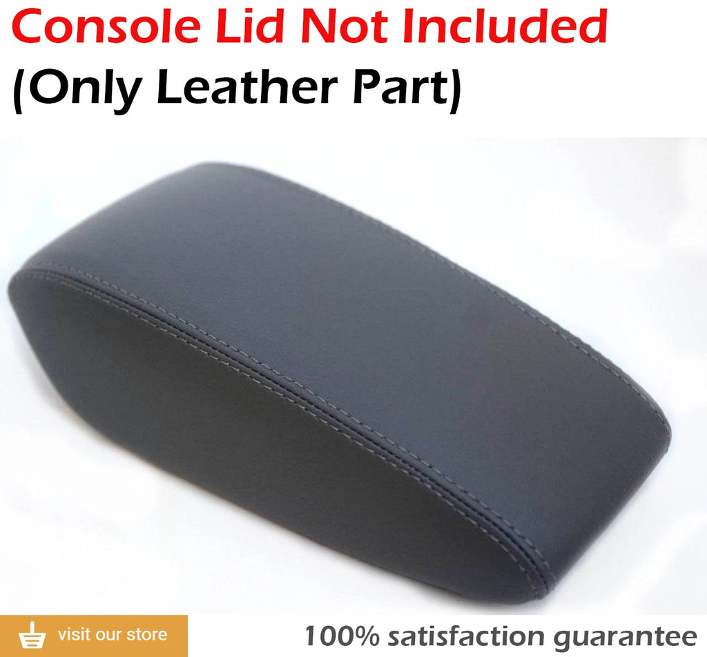 Leather Synthetic Console Armrest Cover for Chevrolet Cruze (2016–2018) Gray