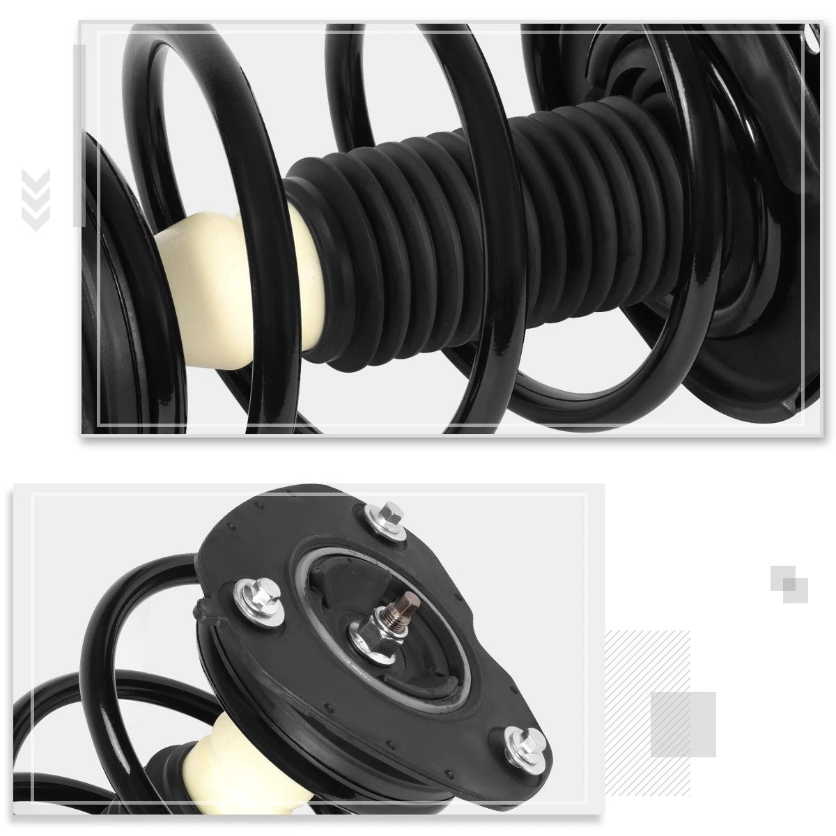 Set of 2 Struts Assembly w/Coil Springs for Nissan Altima (2007–2013)