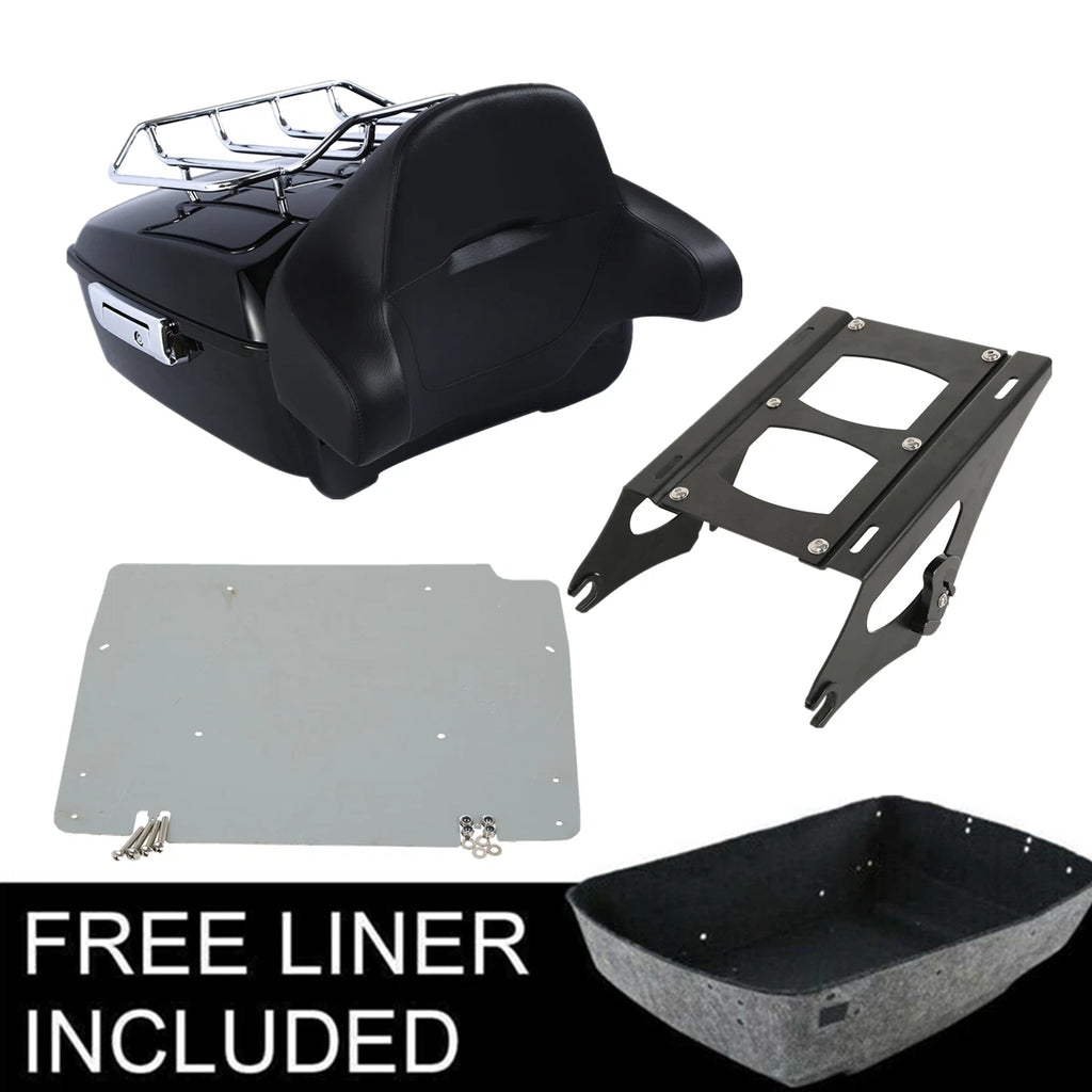 Trunk Pad Rack Mount Plate for Harley Touring Street Glide (2014–Present)