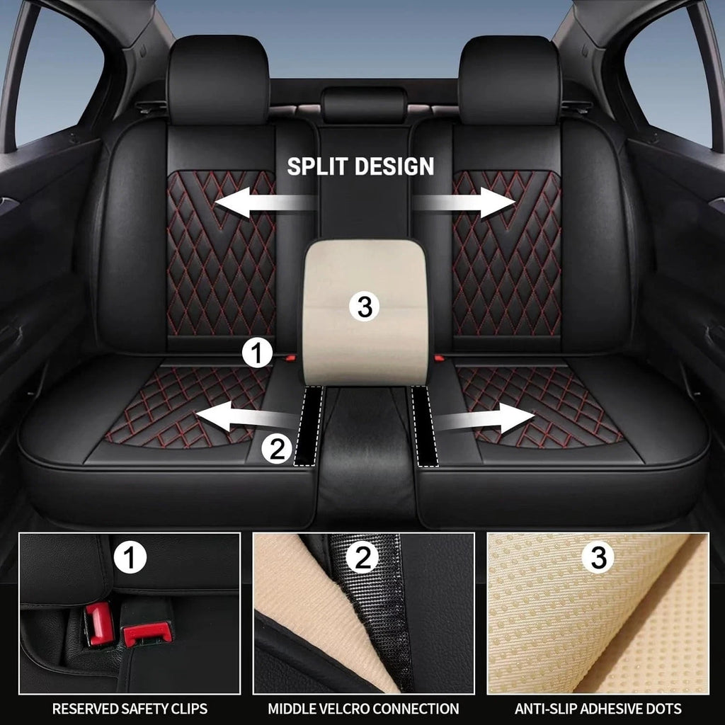 Faux Leather Waterproof Seat Covers for Toyota RAV4 (2013–2026)