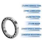 Deep Groove Ball Bearing 80x110x16mm for Scooter Skateboard (N/A)