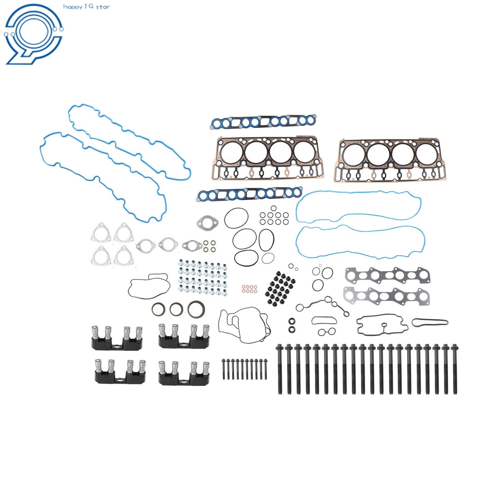 Head Gasket Set with Bolts and Lifters for Ford Powerstroke 6.4L (2008–2010)