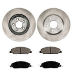 Front Ceramic Brake Pads and Rotors for Ford Mustang V8 4.6L (2005–2010)