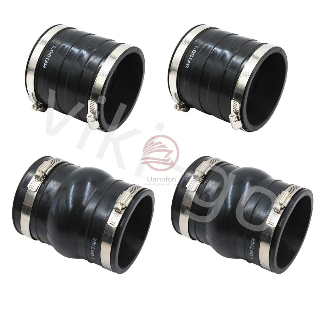 Exhaust Hose Bellows for OMC Volvo Penta 4.3/5.0/5.7L (Upper Lower Rubber)