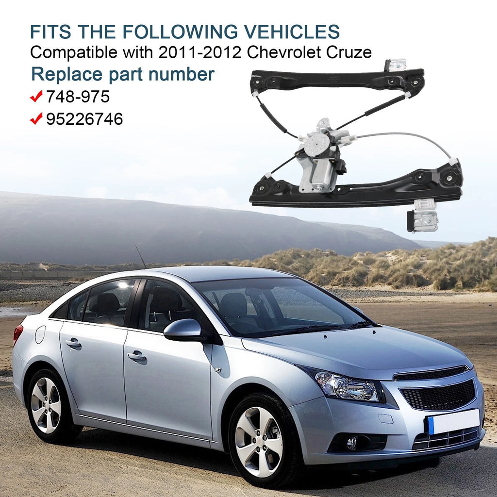 Front Right Window Regulator with Motor for Chevy Cruze (2011-2012)