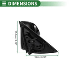Left Door Mirror for Toyota Camry (2018–2023) Manual Folding Gloss Black
