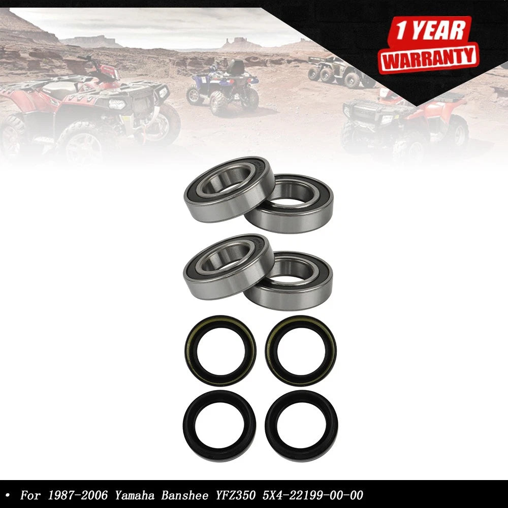 Front Wheel Bearing and Seal Kit for Yamaha Kodiak 400 450 (1993â2000)