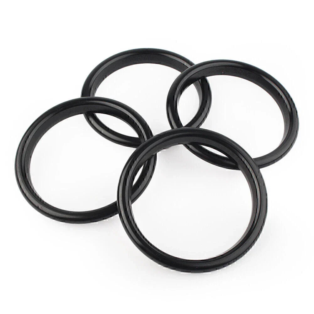4 x Air Vent Cover Rings for Audi A3 S3 (2012-2019) - Black