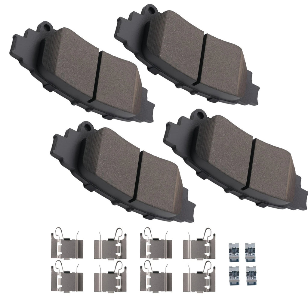 Set of 4 Rear Ceramic Brake Pads for Lexus IS200T (2016–2017) / IS250 (2014–2015)
