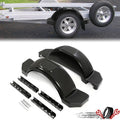 Pair of Single Axle Trailer Fenders for 13" Wheels (Fits Boat)