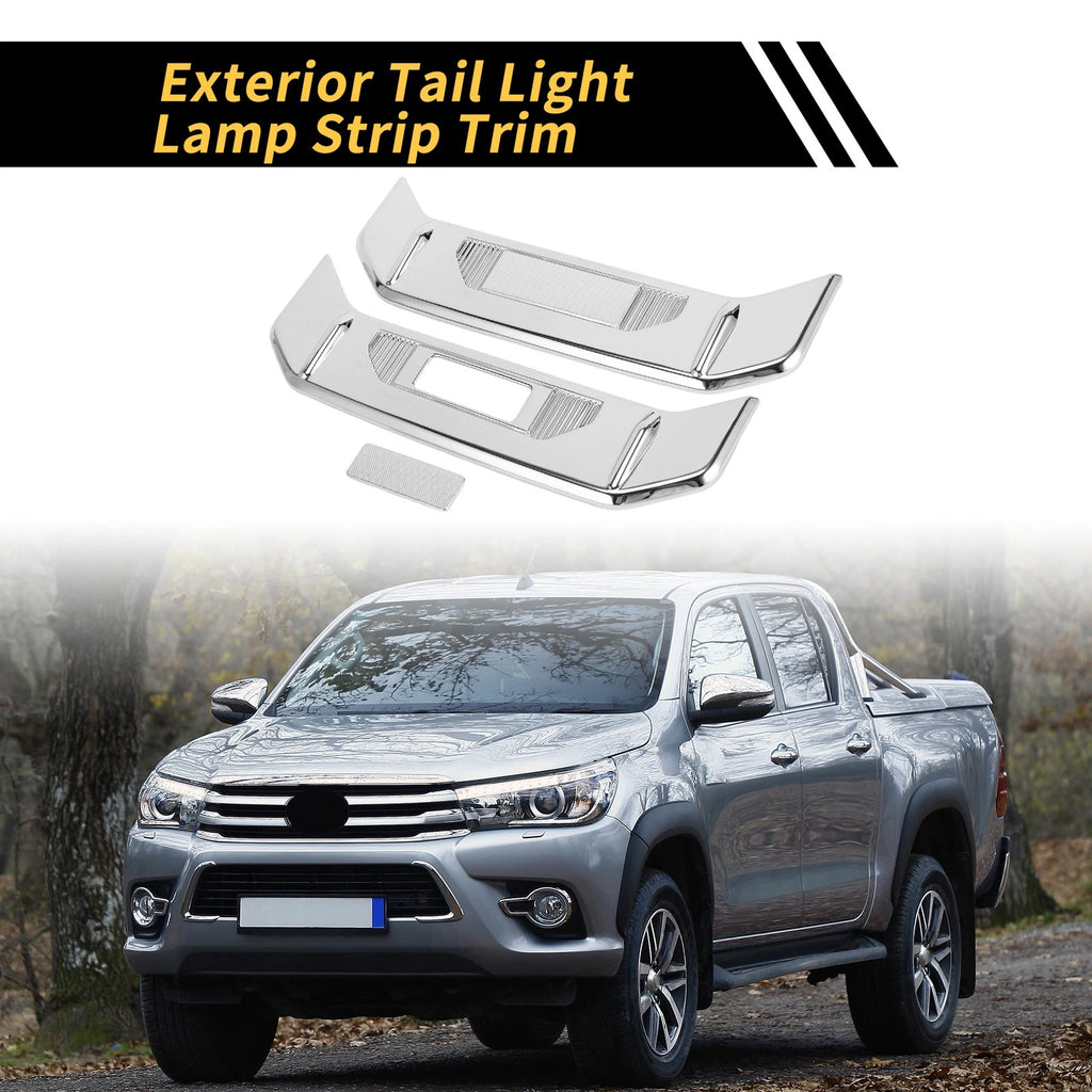 1 Pair Tail Light Lamp Strip Trim for Toyota Tundra (2022–2024)