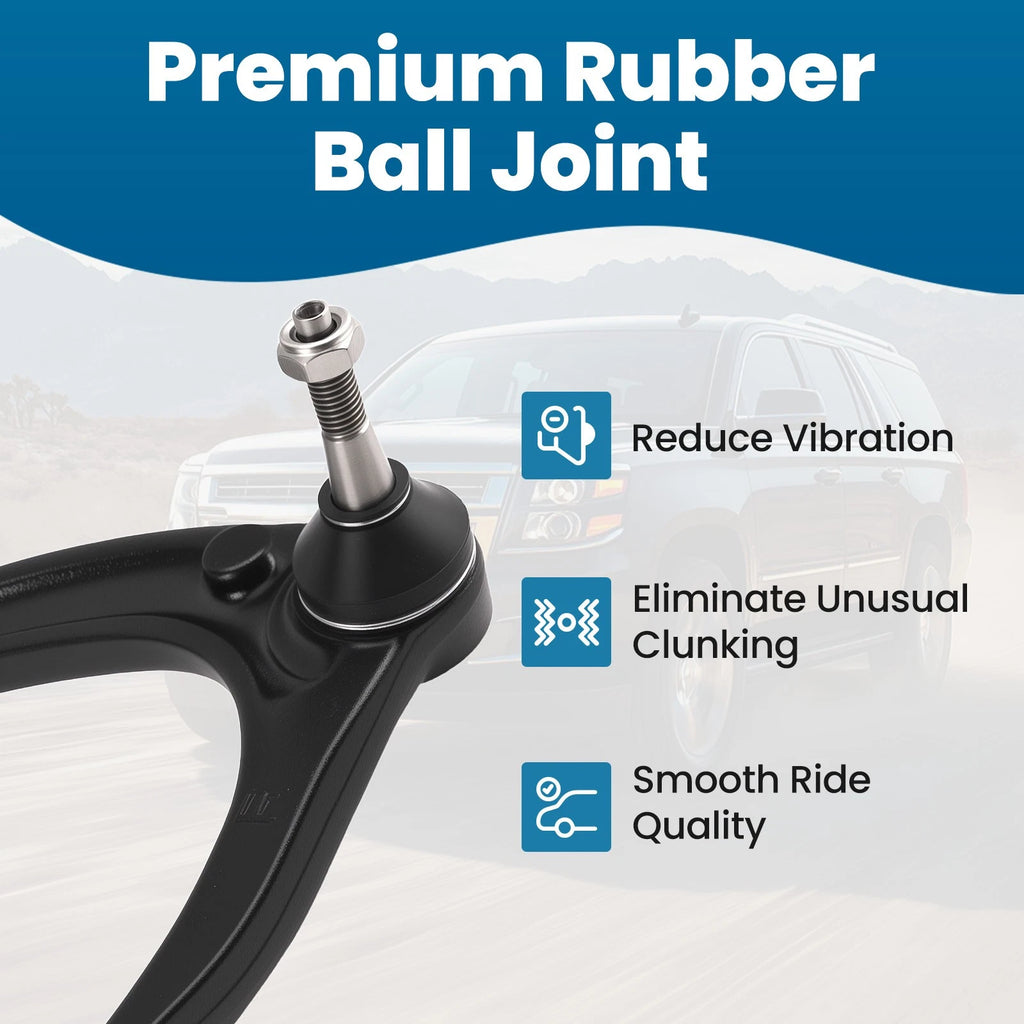 Front Upper Control Arms with Ball Joints for Chevy Silverado 1500 (2007-2013)