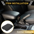 Center Console Cover for GMC Canyon (2015–2023) Microfiber Leather Anti-Scratch Black