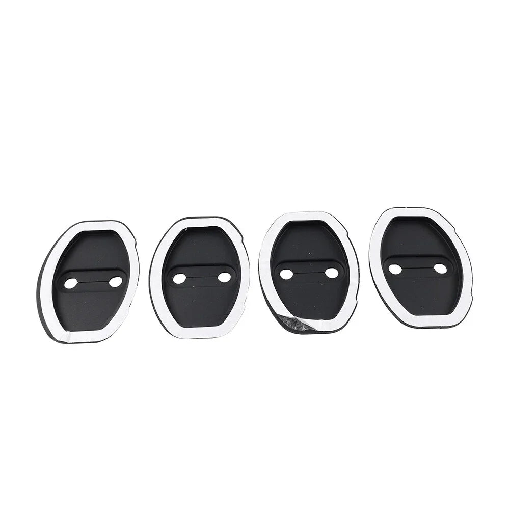 Black Door Lock Cover for Audi TT S3 A3 A4 VW Golf Passat Tiguan (2006-2023)