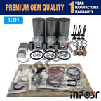 3LD1 Overhaul Rebuild Kit for Isuzu DOOSAN DAEWOO SOLAR 035 Excavator