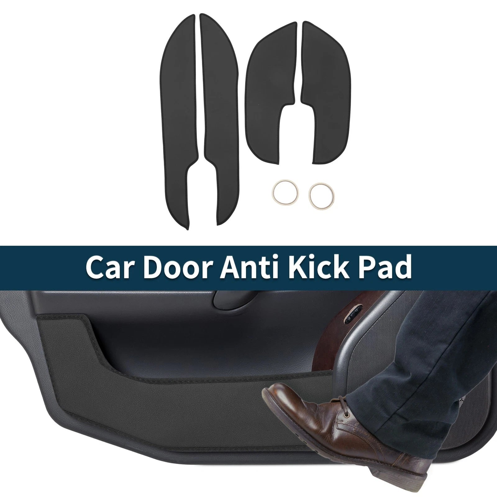Set of 1 Car Door Anti Kick Pad Protector for Mitsubishi Outlander (2013–2020)