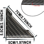 4 x Carbon Fiber Texture Door Corner Anti-Collision Trim for SUV Truck