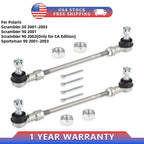 Set of 2 Tie Rods for Polaris Sportsman 90 (2001–2003) 0450918 0450919