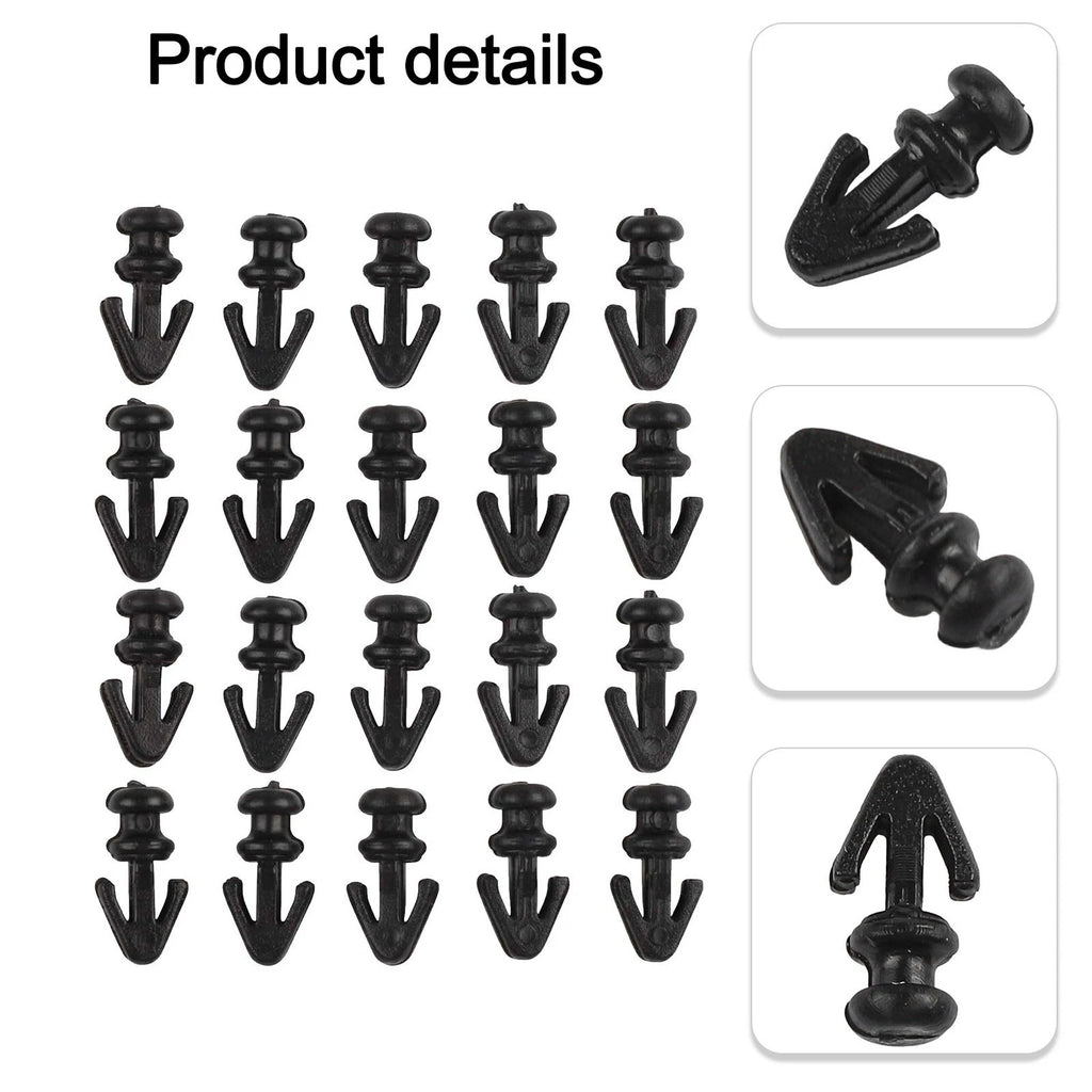 Set of 20 Door Seal Sill Strip Clips for Ford Mondeo MK234