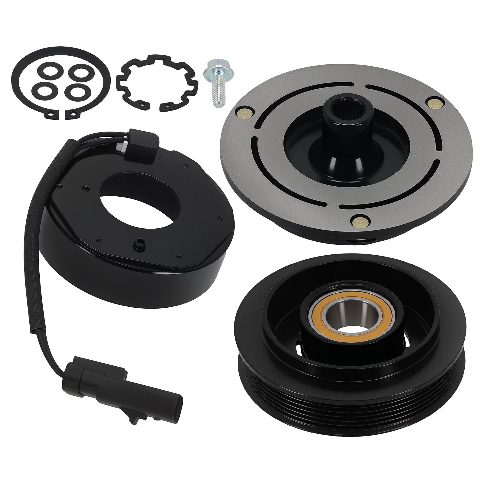 Grooves AC Compressor Clutch Kit for Dodge Caravan (2001–2007)