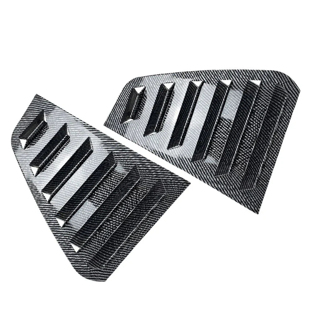 Rear Window Side Vent Shutter Louvers for VW Golf MK7 MK7.5 (14-19) Pair