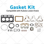 Overhaul Rebuild Gasket Kit Set for Kubota L2550 (D1402DIA)