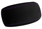Leather Console Lid Armrest Cover for Hummer H3 (2005–2010) Purple Stitch