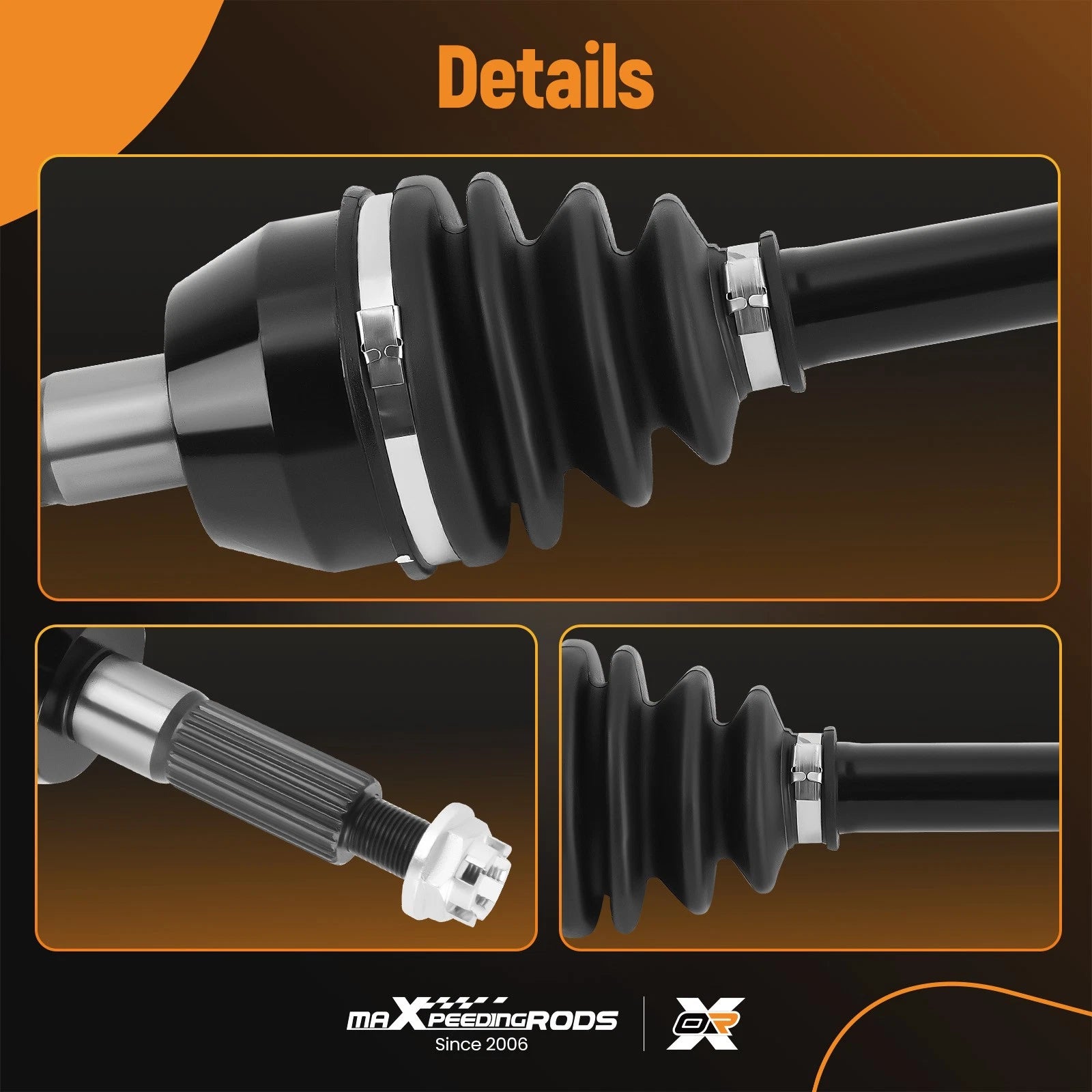 Rear Left CV Joint Axle for Polaris Sportsman 450 (2016–2024)