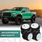 Set of 4 Air Suspension Spring Bags for Firestone 255C (NPT 1/2", UNC 3/8")