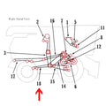Tailings Lower Auger Belt for John Deere 9400 9500 9600 9650 9660 (N110085)