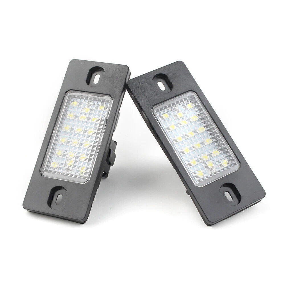 18-SMD LED License Plate Lamp for VW Touareg (2003–2010), Tiguan (2009–2015), Golf 5