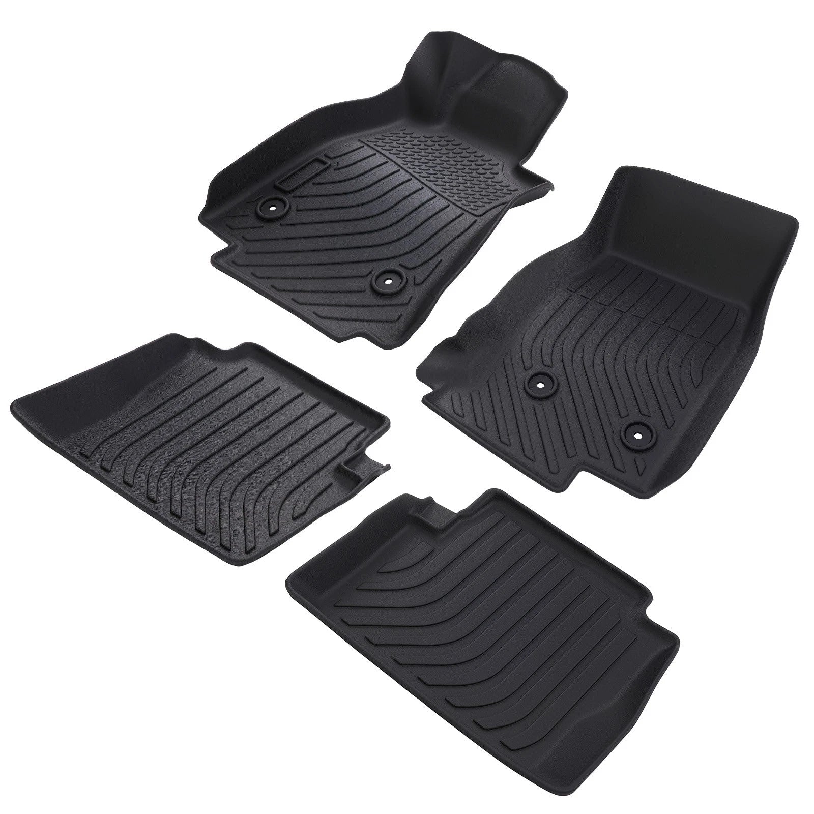Set of 2 Waterproof All Weather Floor Mats for Cadillac CT5 (2020–2025)
