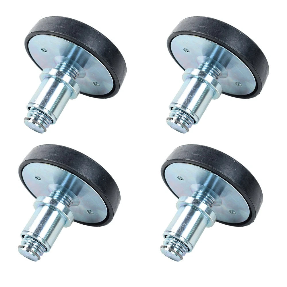 4X Rubber Lift Tray Heightening Feet for Car (Shaft Diameter 35mm)