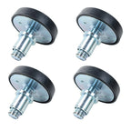 4X Rubber Lift Tray Heightening Feet for Car (Shaft Diameter 35mm)