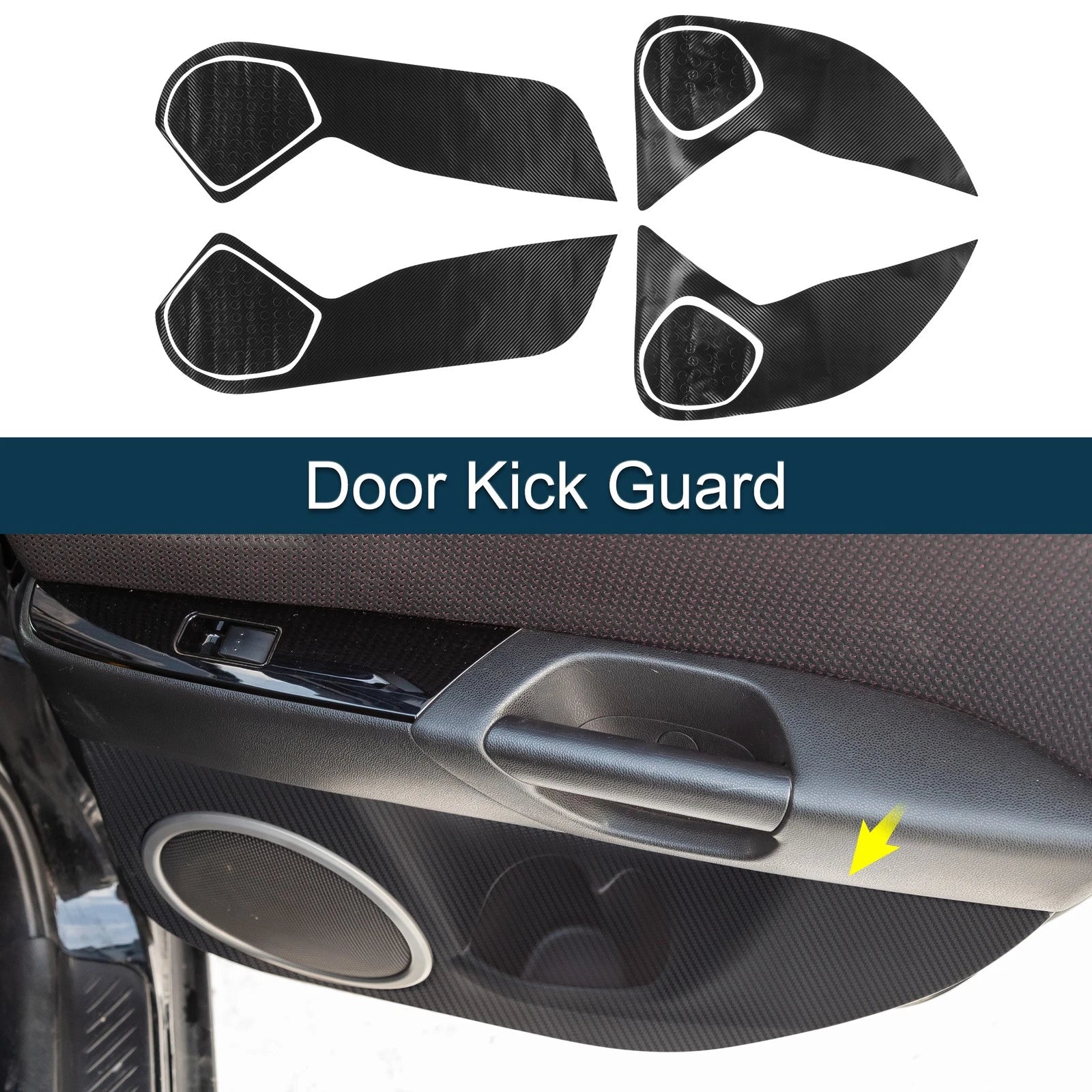 Set of 1 Door Kick Guard for Mazda 3 Axela (2004–2013)