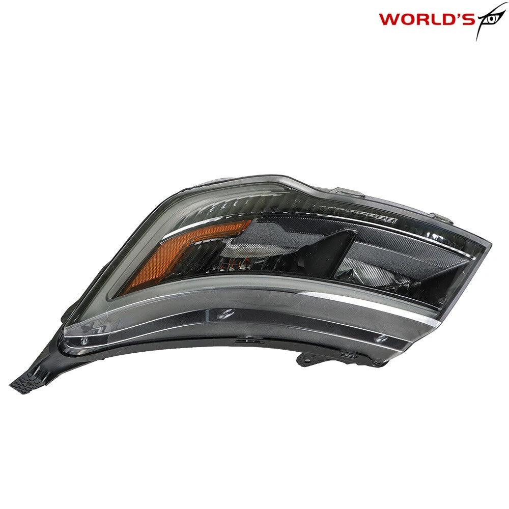 Halogen LED DRL Headlights for Ford Explorer Sport (2016–2018) Black Housing