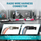 Single Din Radio Install Dash Kit with Wiring Harness for Dodge Ram 1500 (1994–2001)