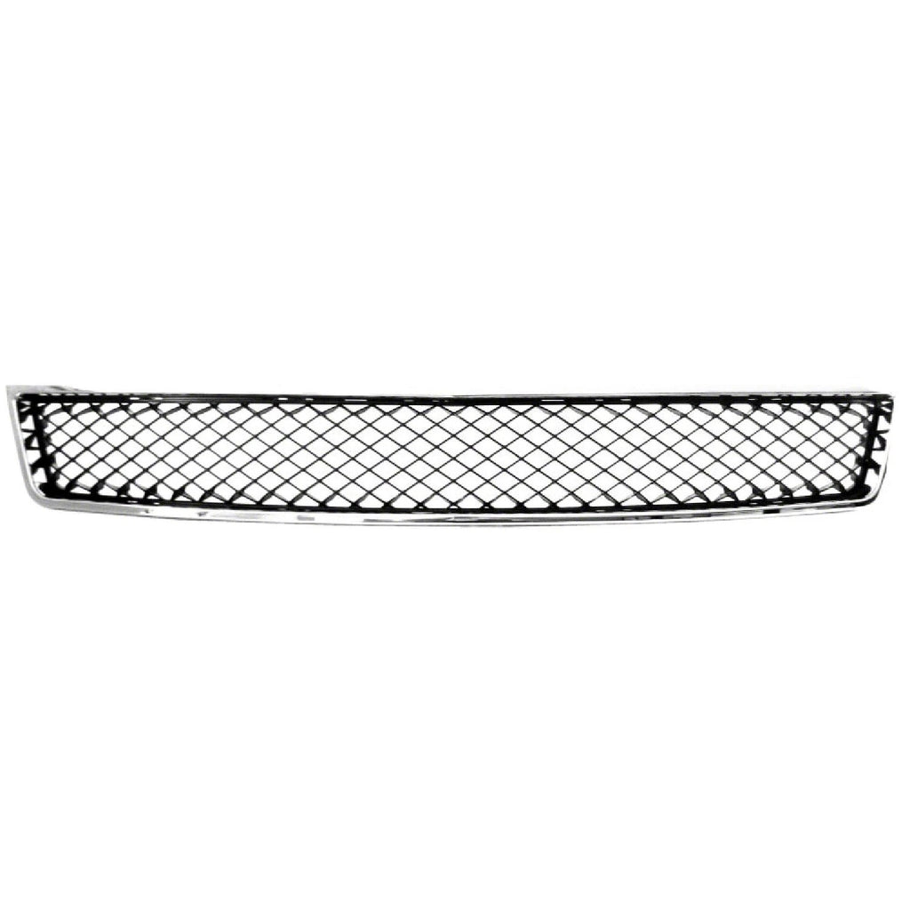 Replacement Black Chrome Plastic Front Lower Grille (See compatibility Chart)