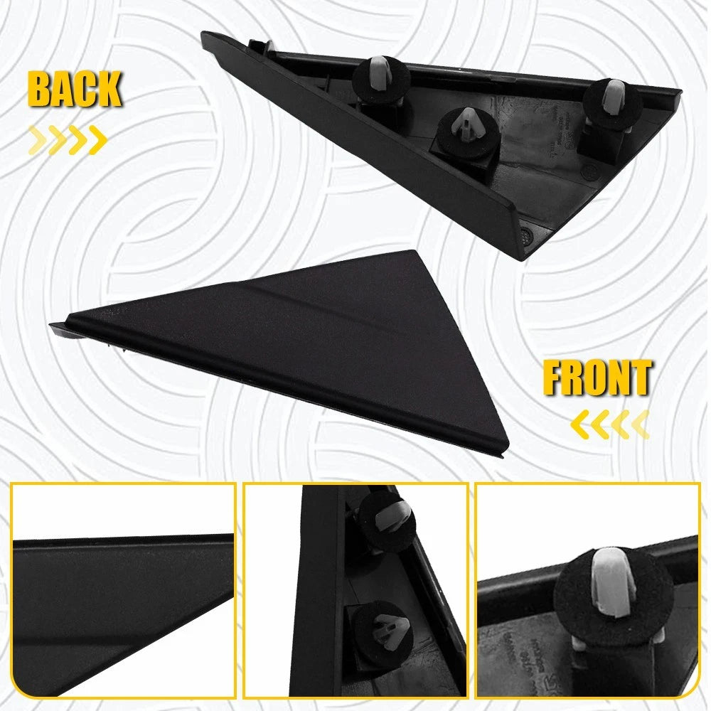 Set of 2 Fender Pillar Trim Mirror Corner Moldings for 2016–2021 Tucson