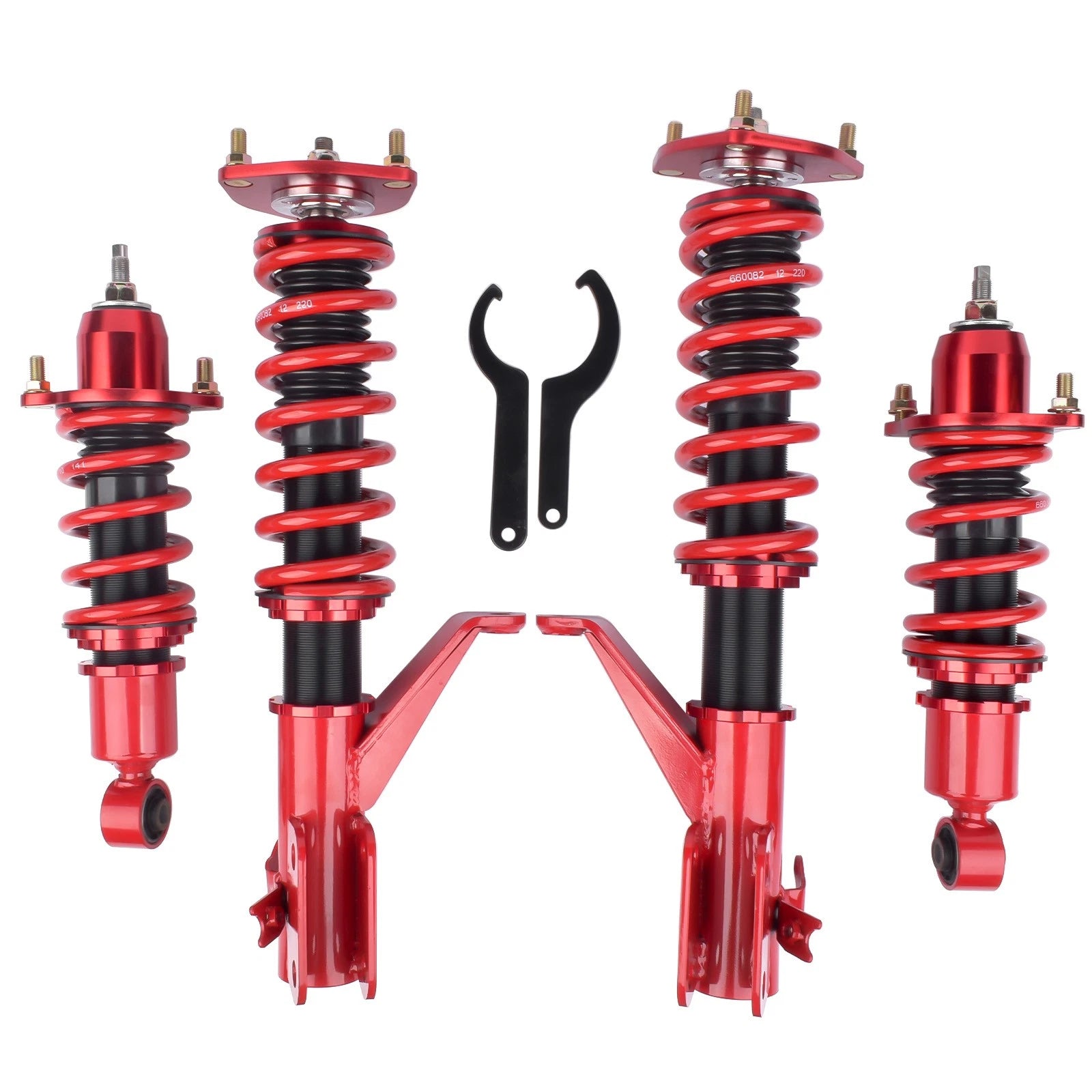 Set of 4 Coilover Suspension Kit for Honda Civic VII (2001-2005)