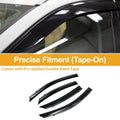 Set of 4 Window Deflectors for Hyundai Accent (2018–2023)
