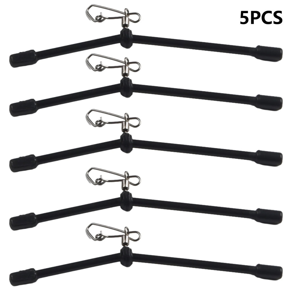 Fishing Anti-Tangle Feeder Boom Spacer Snap Connector for Swivel