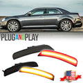Set of 4 Smoked LED Side Marker Lights for Chrysler 300 (2015–2023)