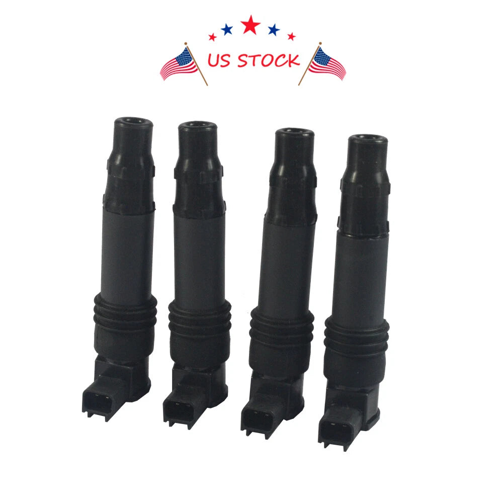 Set of 4 Ignition Coils for Suzuki GSX-R1000 (2001–2008)