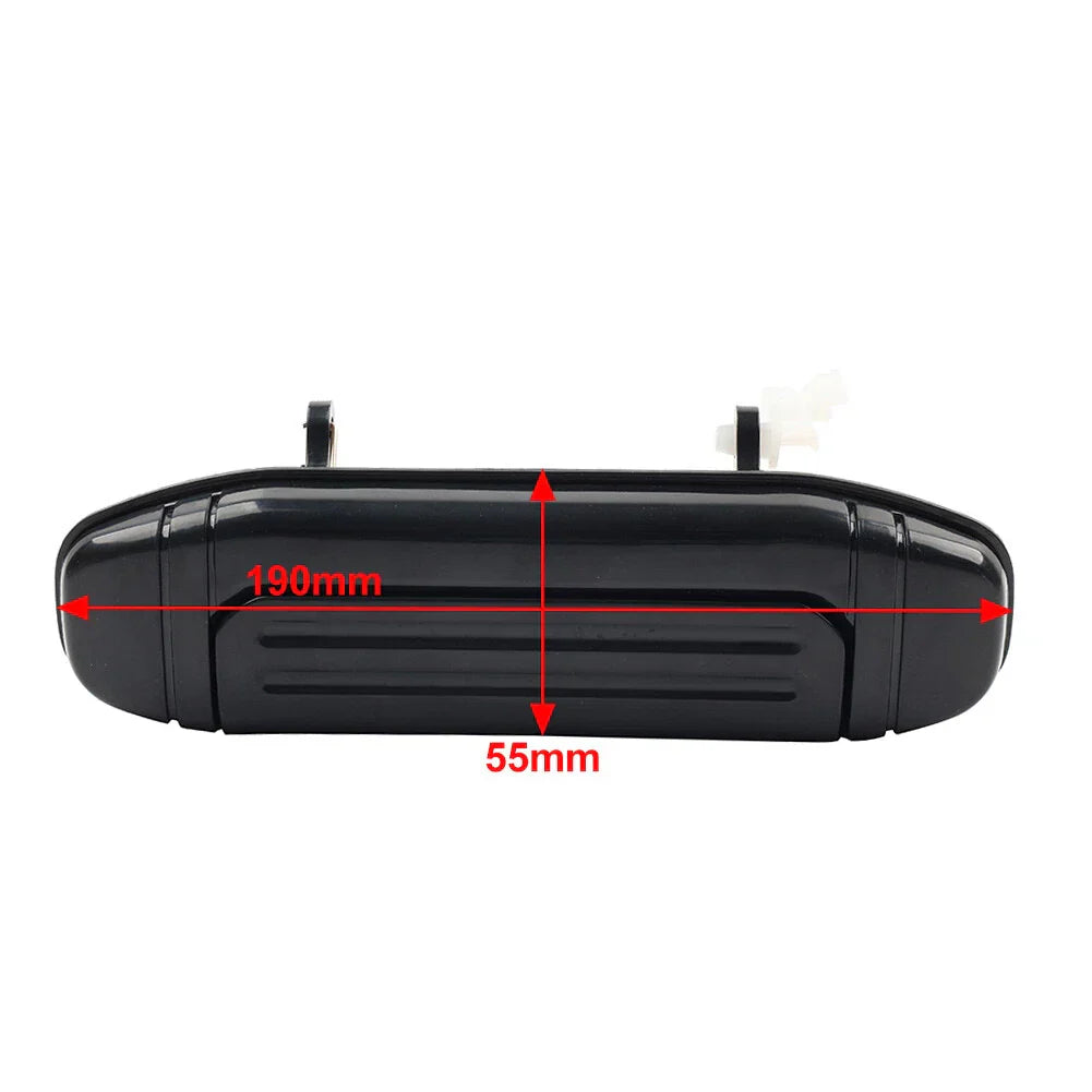 4Pc Outer Door Handle Set for Mitsubishi Pajero Montero (1992-2000) Black