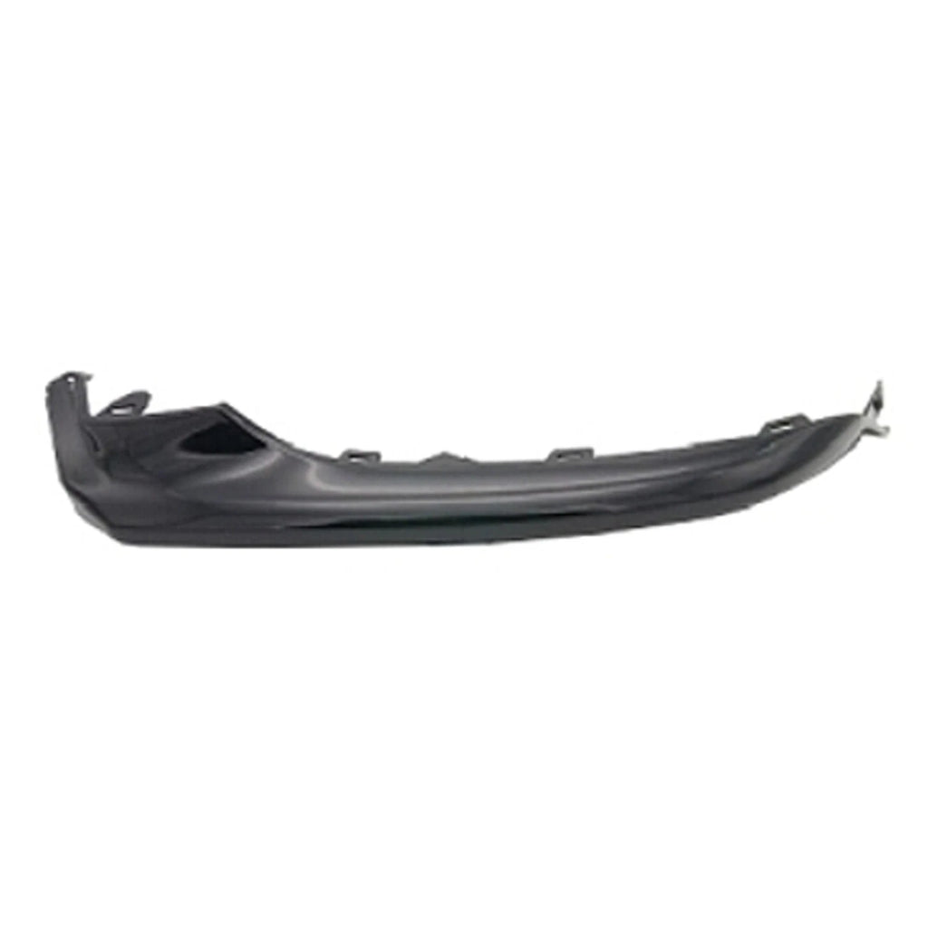 Replacement Black Painted Polypropylene Front Driver Lower Bumper Cover Molding