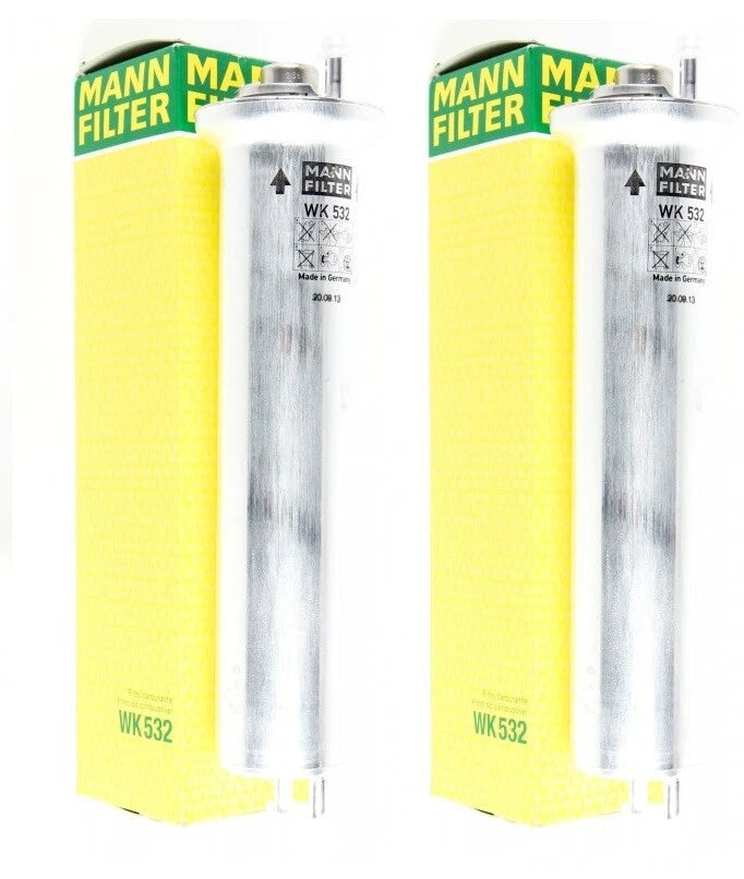 Set of 2 Fuel Filters for BMW E38 740iL E39 525i 530i V8 L6 WK532