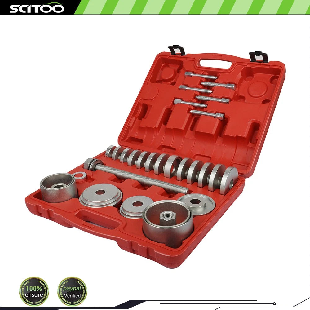 31Pcs Installer Tool Set for Front Wheel Drive Hub Bearing Puller Remover